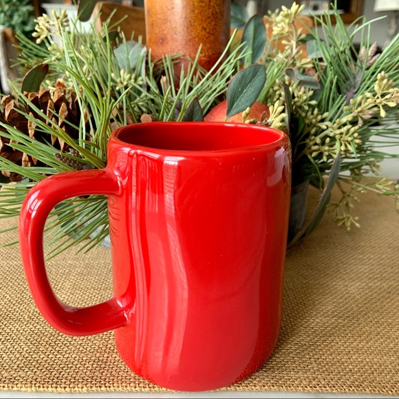Rae Dunn•NWOT•“North Pole” Mug•Satin Red Mug with Rae’s White Tall Letters🎅🏼 - Picture 5 of 8
